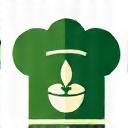 Icon of a recycling symbol inside a chef's hat.